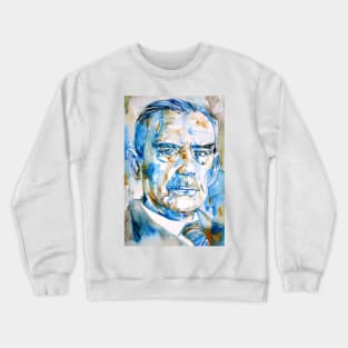 THOMAS MANN - watercolor portrait Crewneck Sweatshirt